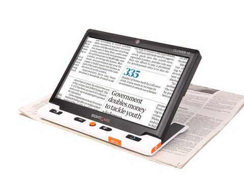 Clover10 portable video magnifier-