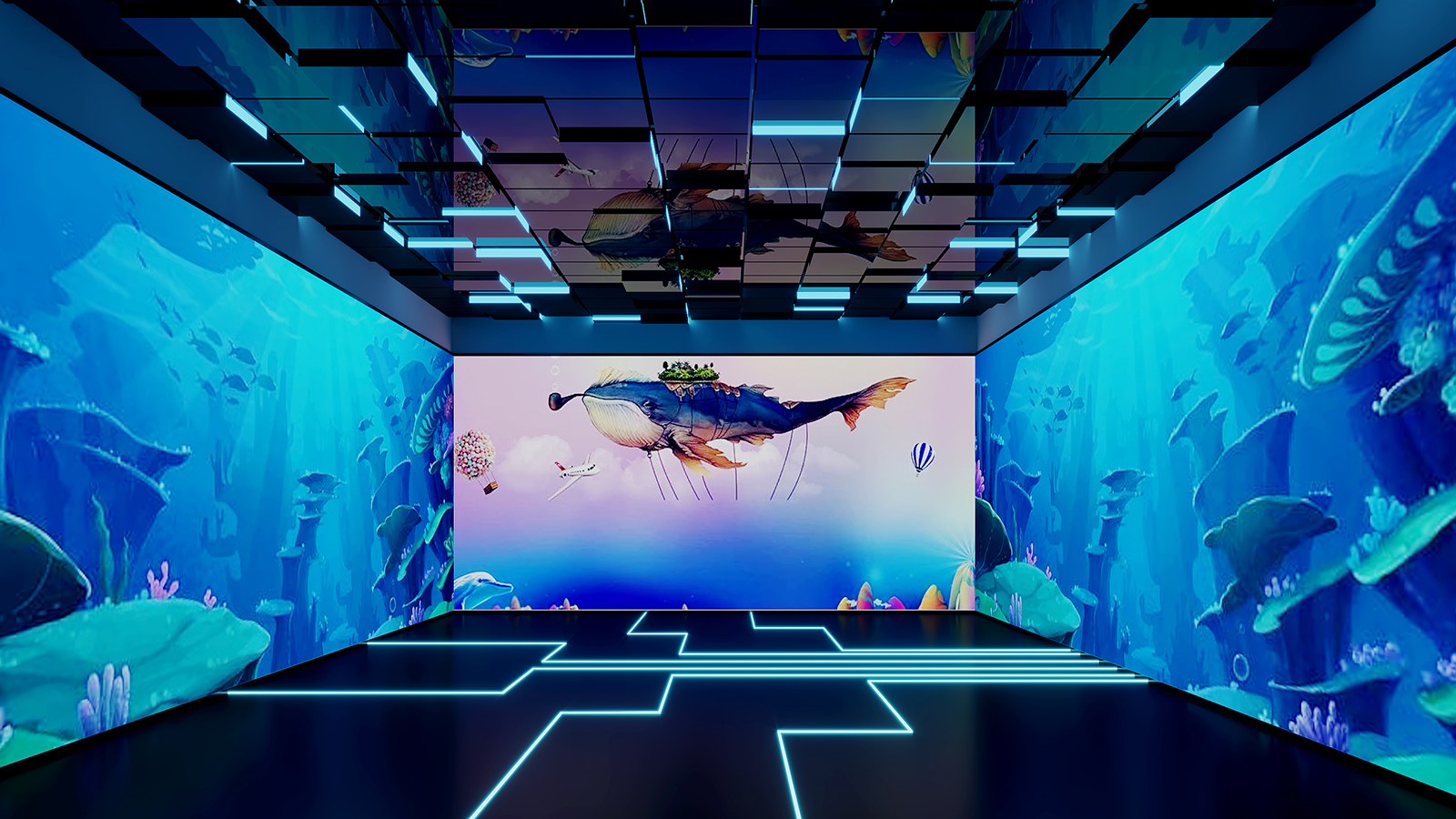 三維沉浸式情景互動(dòng)教室