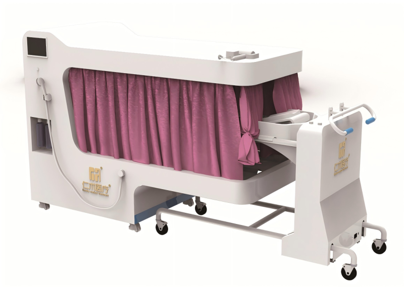 Barrier-free bath machine-