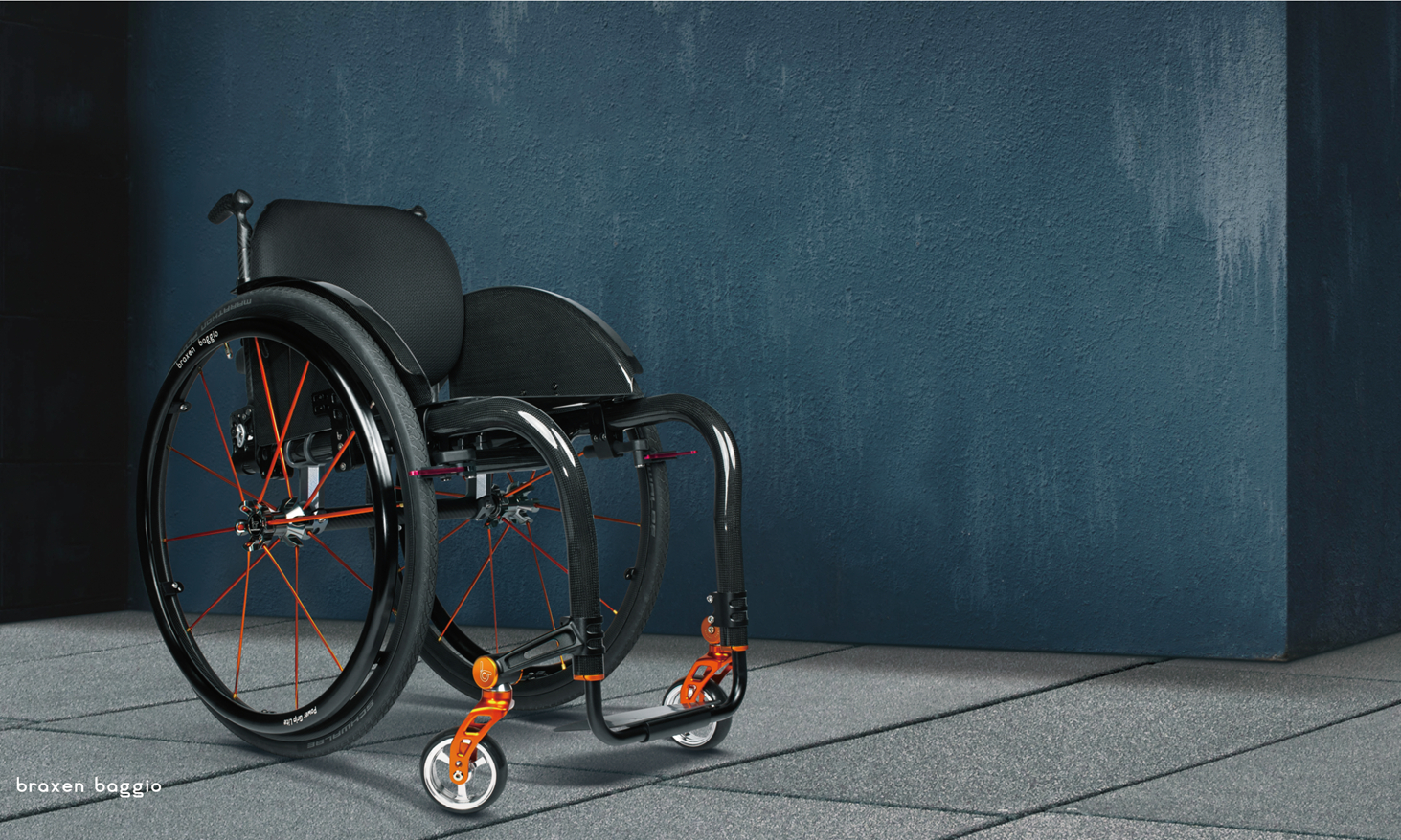X1 carbon fiber rigid frame sports wheelchair