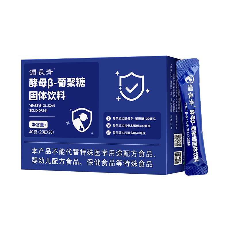 潤長青 酵母β-葡聚糖固體飲料-