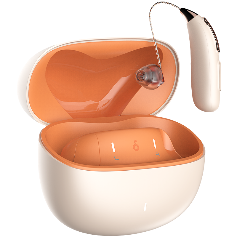 玖益醫(yī)療級智能藍(lán)牙耳背式助聽器（ P1 中大功率）